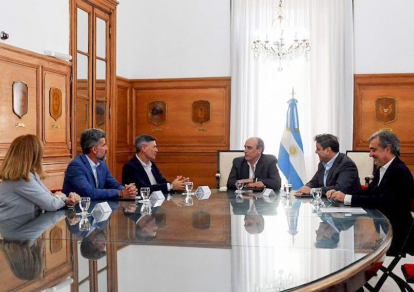 Ulpiano Suarez y Guillermo Francos acordaron avanzar con la obra pública y una reunión con intendentes