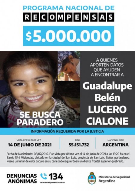 A dos años de la desaparición de Guadalupe Lucero: pistas falsas y dudas en el caso