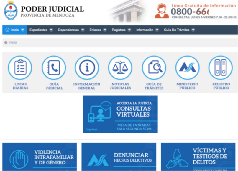 Mendoza hace punta con las consultas virtuales en la Justicia