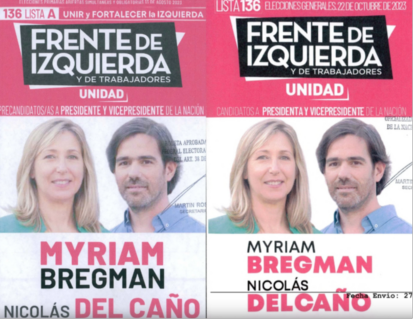 Cuatro de los cinco candidatos hicieron cambios en sus boletas presidenciales